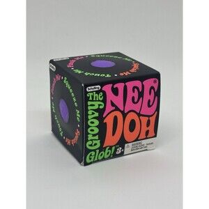 Viral Super NeeDoh Groovy Glob Stress Toy NIB Schylling Purple